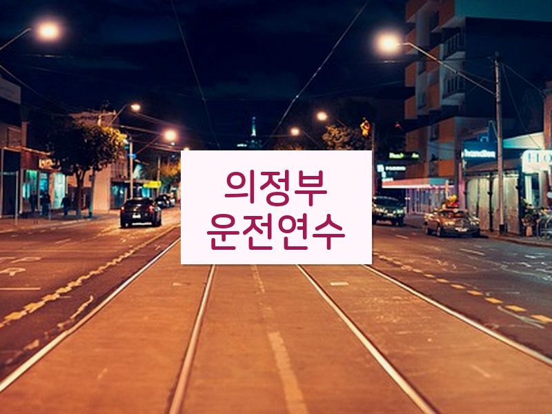 의정부운전연수 후기
