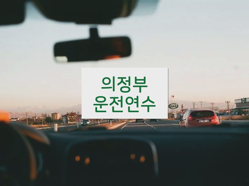 의정부운전연수 후기