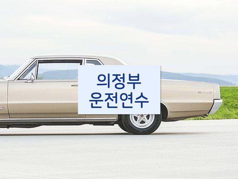 의정부운전연수 후기