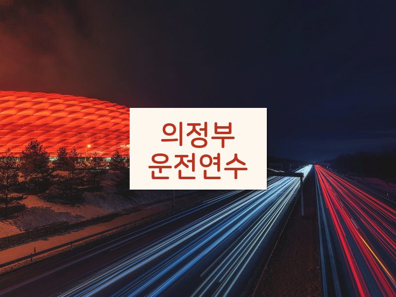 의정부운전연수 후기