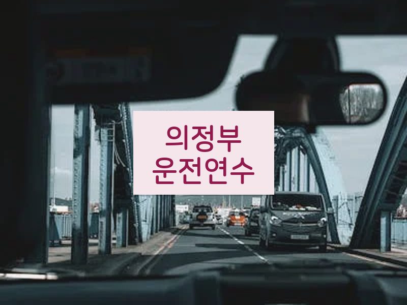 의정부운전연수 후기