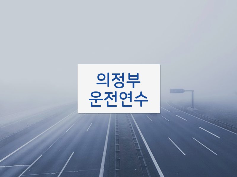 의정부운전연수 후기