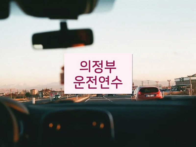 의정부운전연수 후기