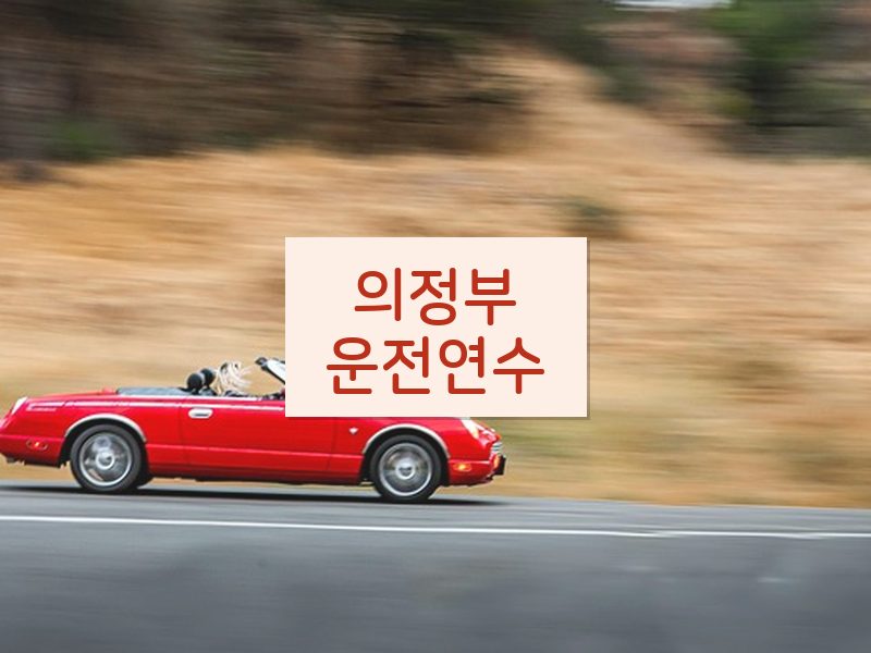 의정부운전연수 후기