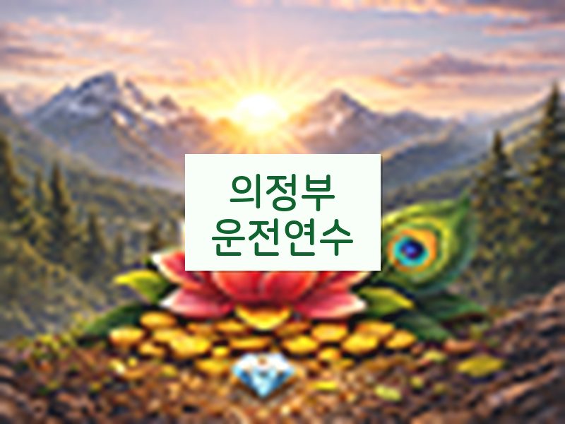 의정부운전연수 후기