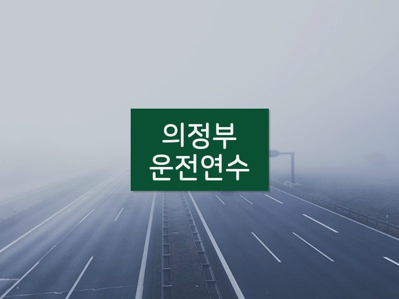 의정부운전연수 후기