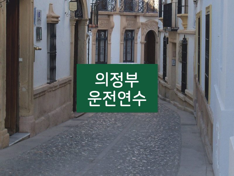 의정부운전연수 후기
