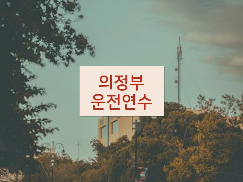 의정부운전연수 후기