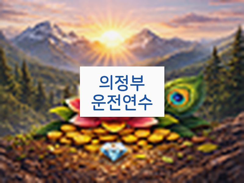 의정부운전연수 후기