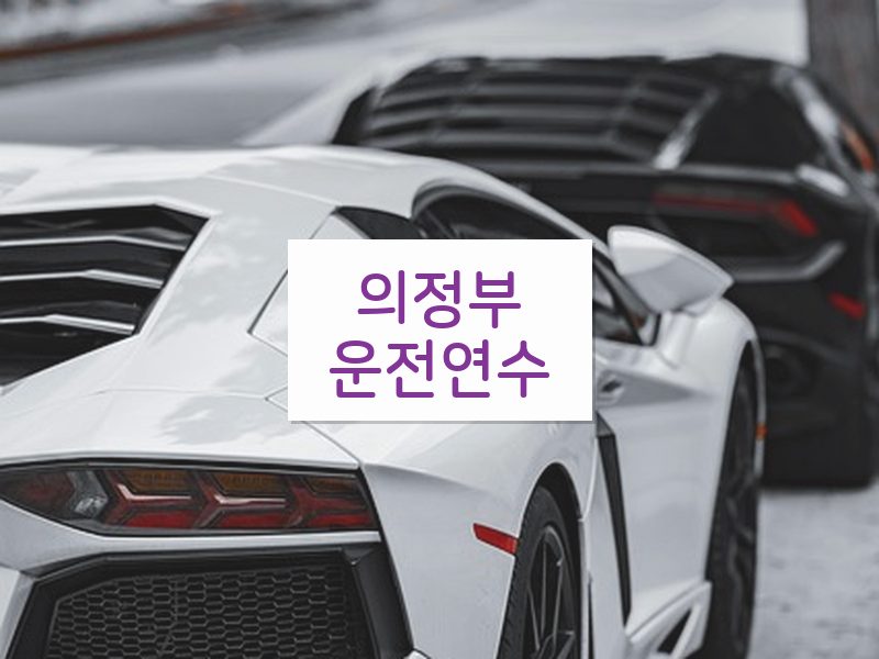의정부운전연수 후기