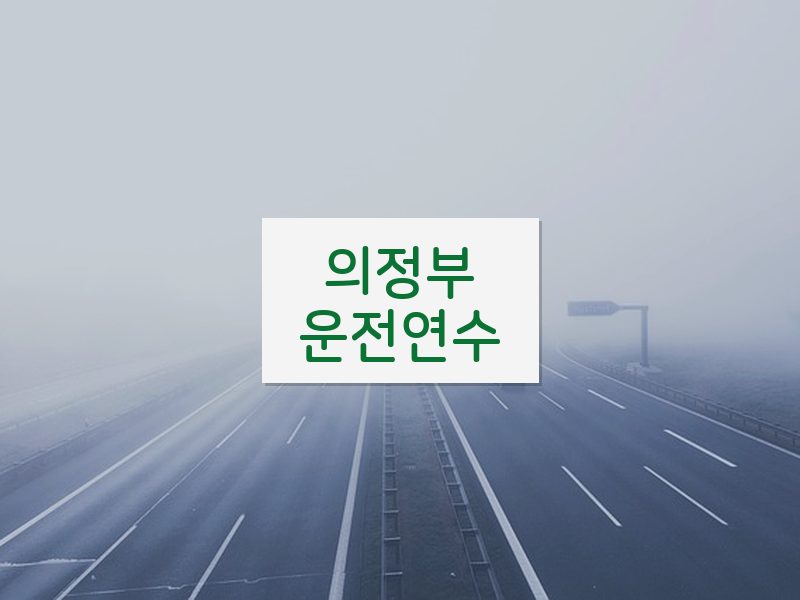 의정부운전연수 후기