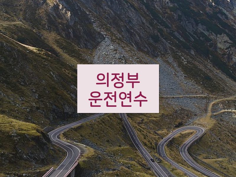 의정부운전연수 후기