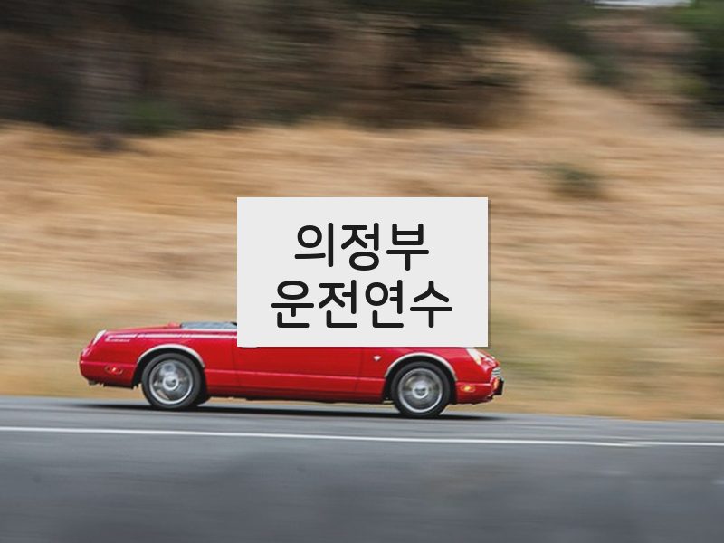 의정부운전연수 후기