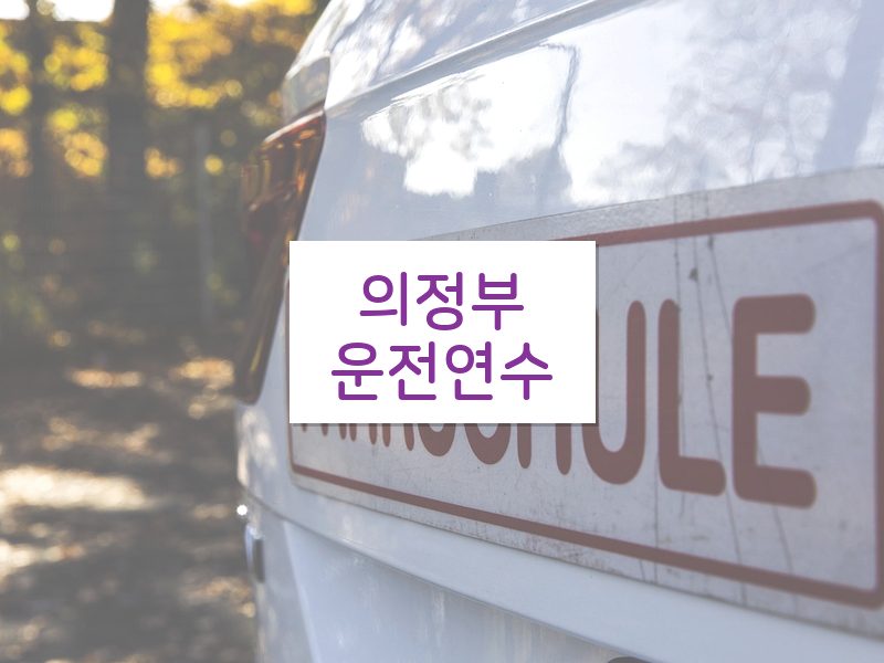 의정부운전연수 후기