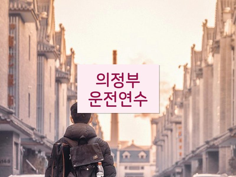 의정부운전연수 후기