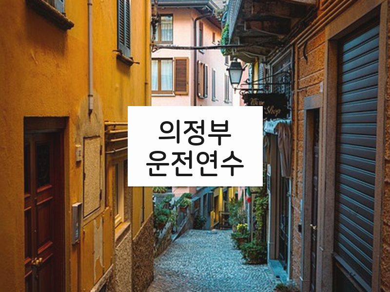의정부운전연수 후기