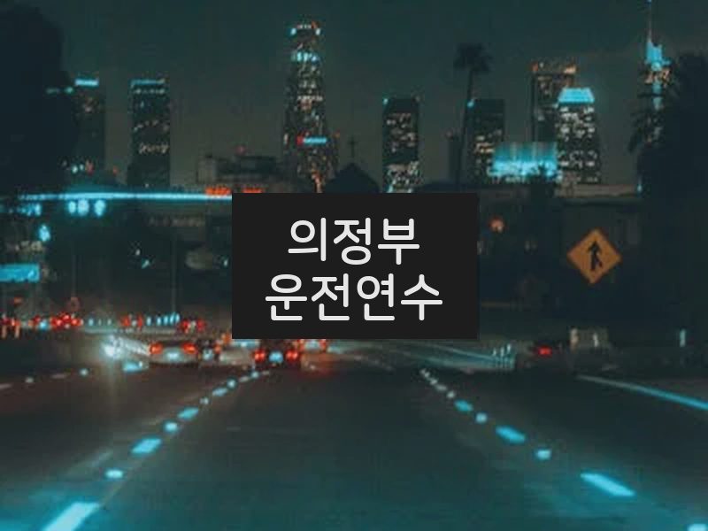 의정부운전연수 후기