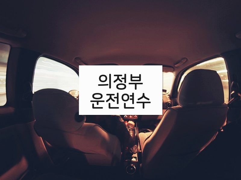의정부운전연수 후기