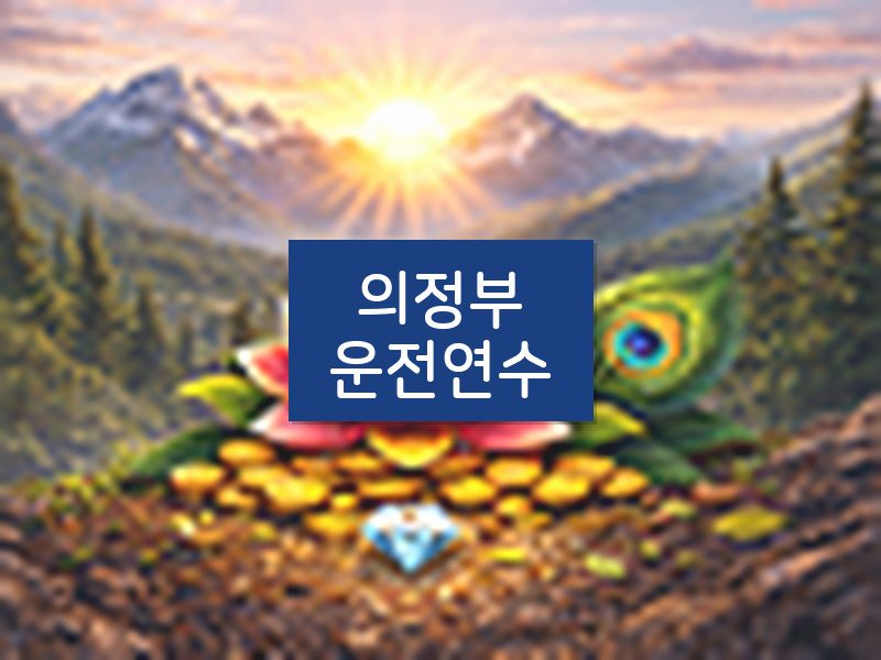 의정부운전연수 후기