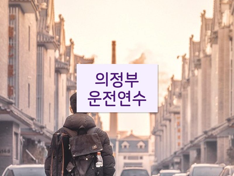 의정부운전연수 후기