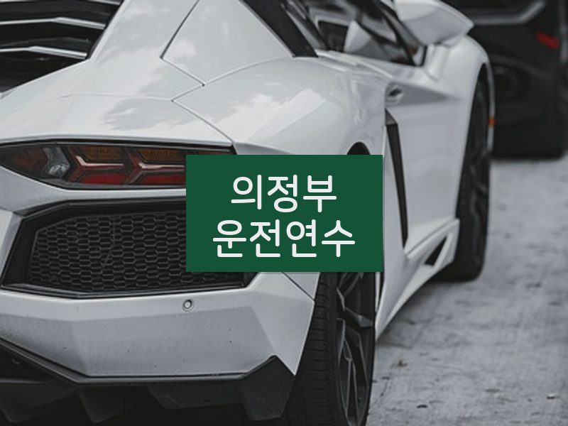의정부운전연수 후기