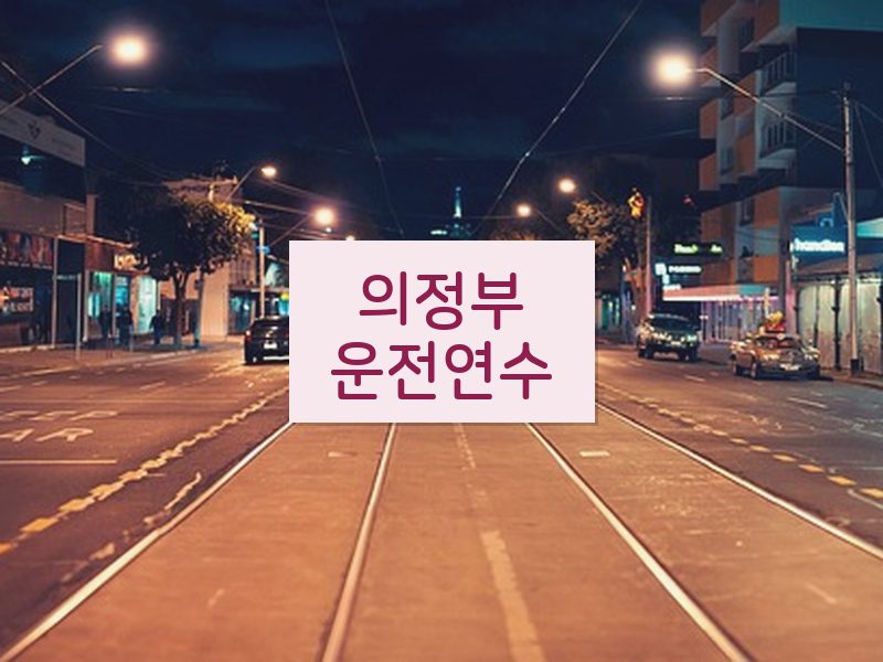 의정부운전연수 후기