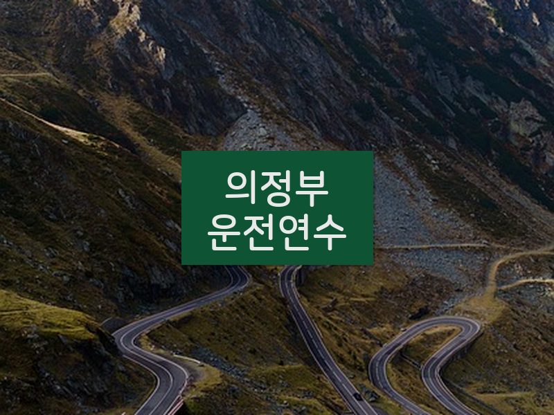 의정부운전연수 후기