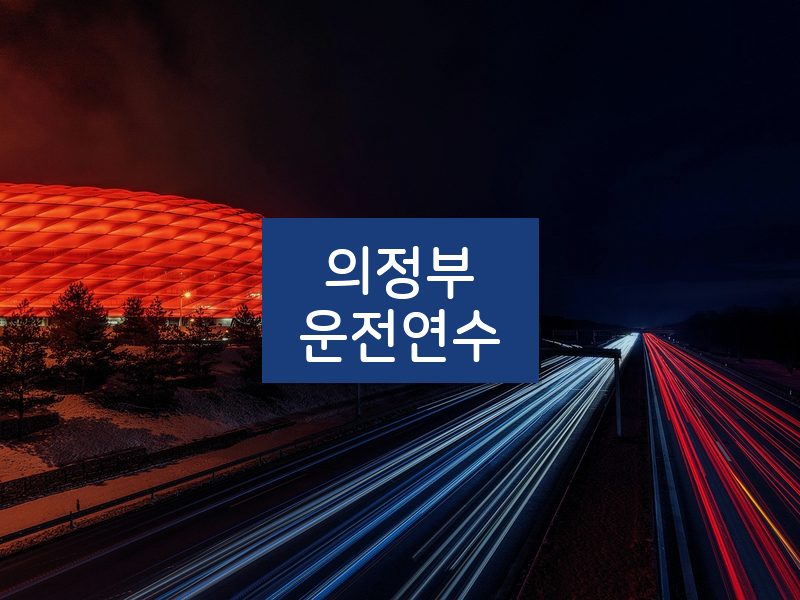 의정부운전연수 후기