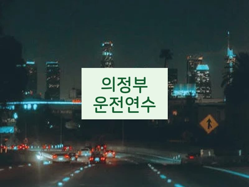 의정부운전연수 후기