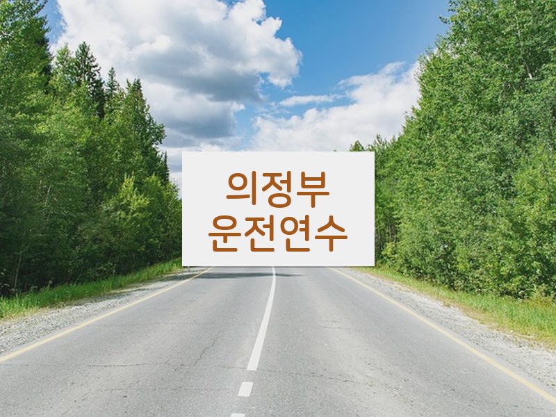 의정부운전연수 후기