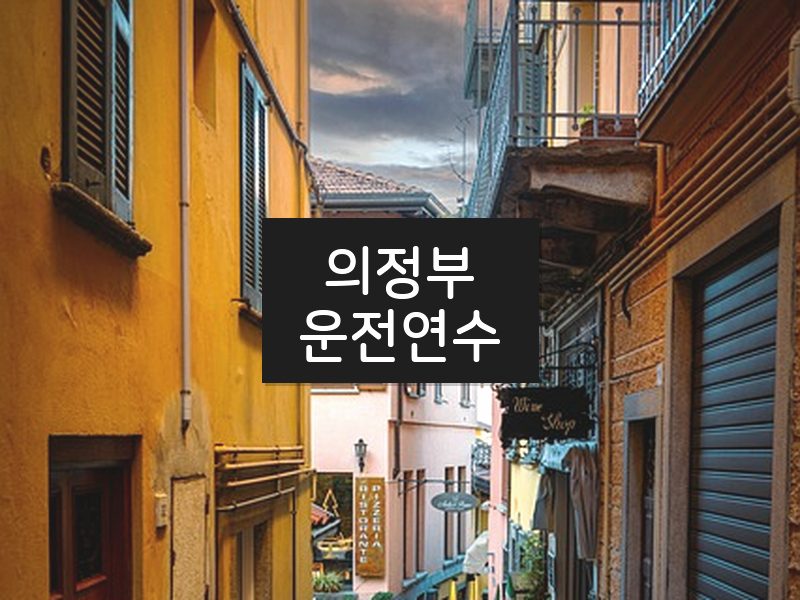 의정부운전연수 후기