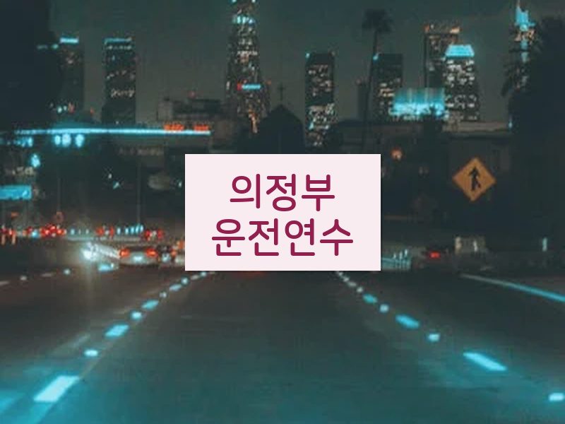 의정부운전연수 후기