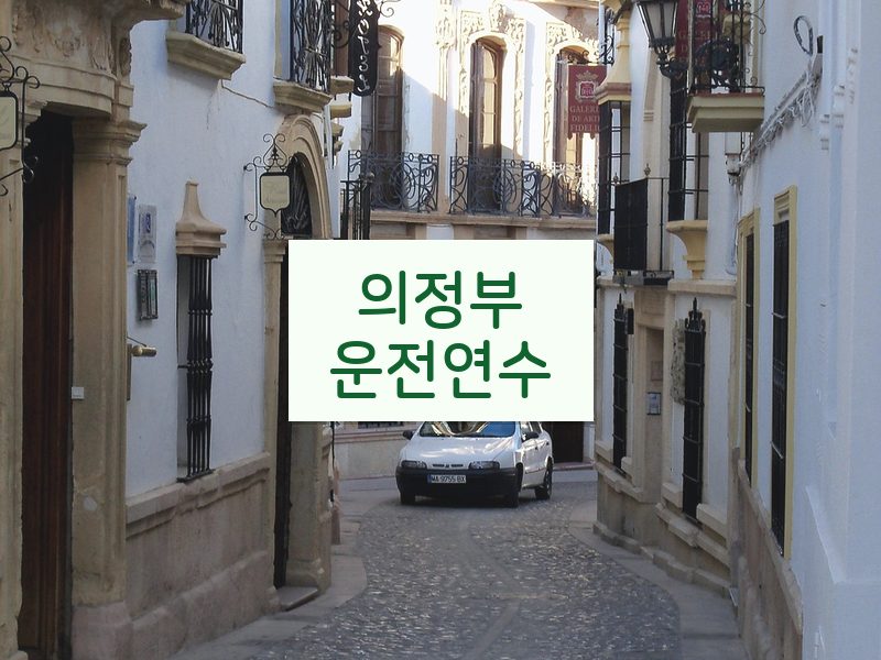 의정부운전연수 후기