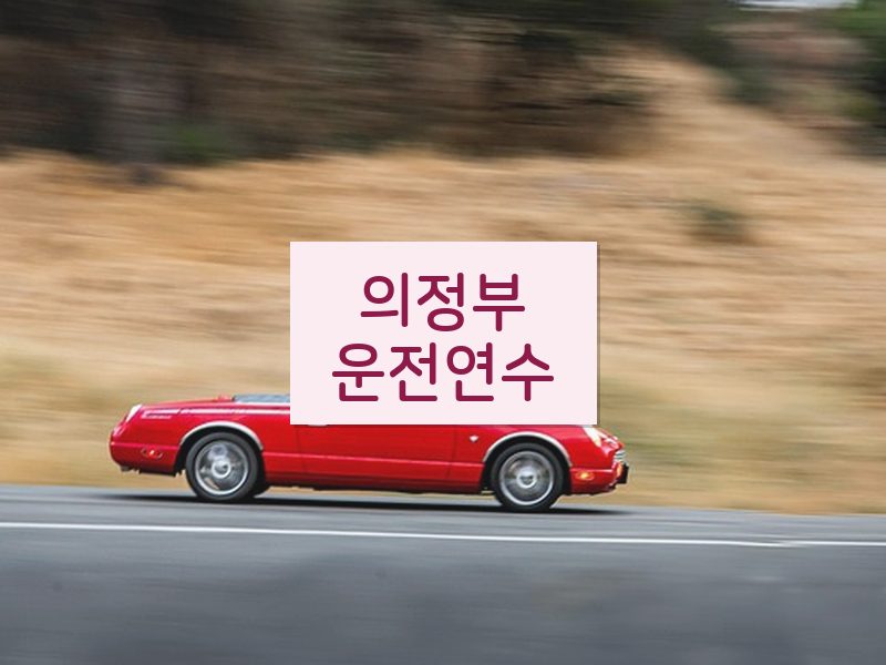 의정부운전연수 후기
