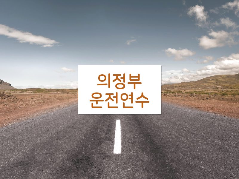 의정부운전연수 후기