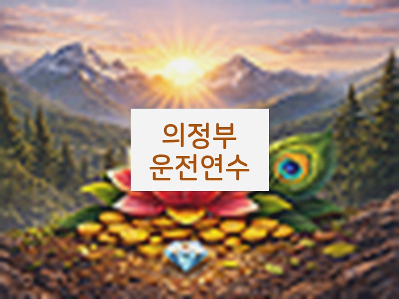 의정부운전연수 후기