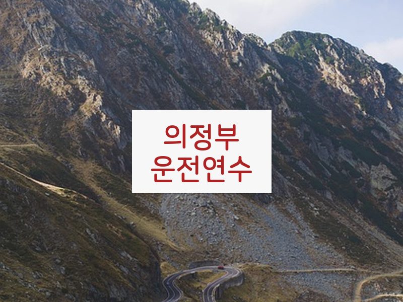 의정부운전연수 후기