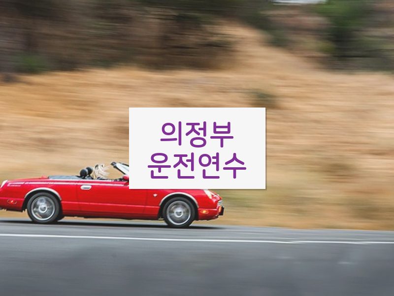 의정부운전연수 후기