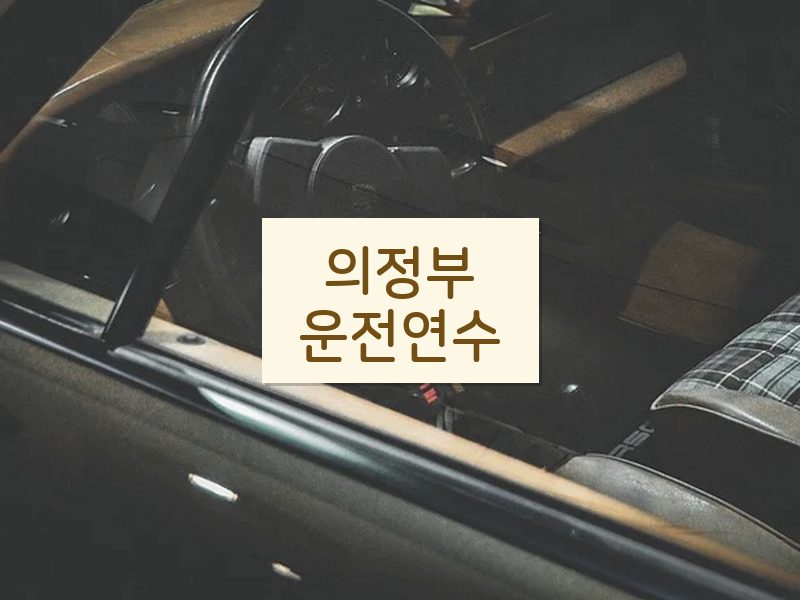 의정부운전연수 후기