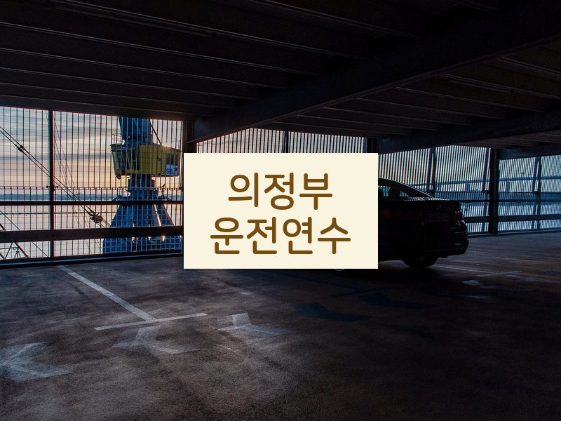 의정부운전연수 후기