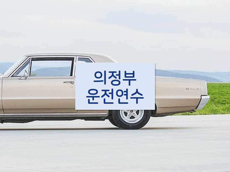 의정부운전연수 후기