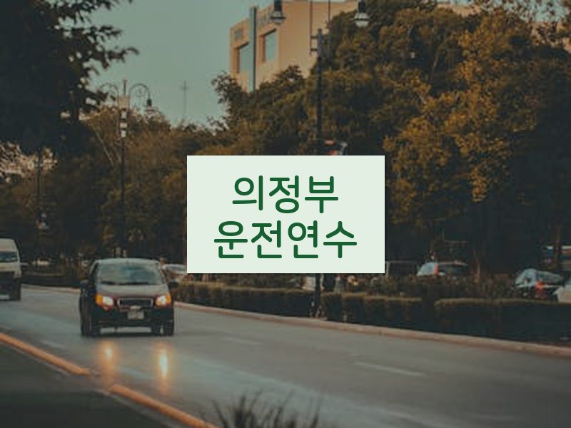 의정부운전연수 후기