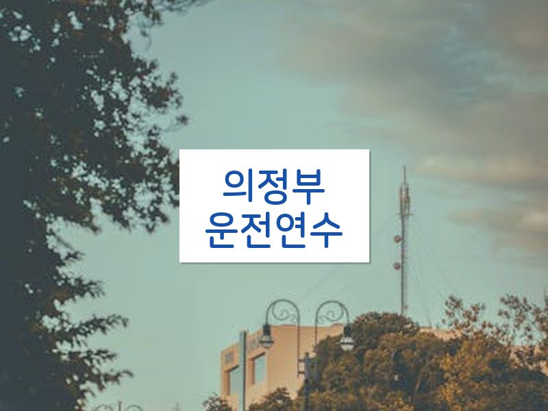 의정부운전연수 후기