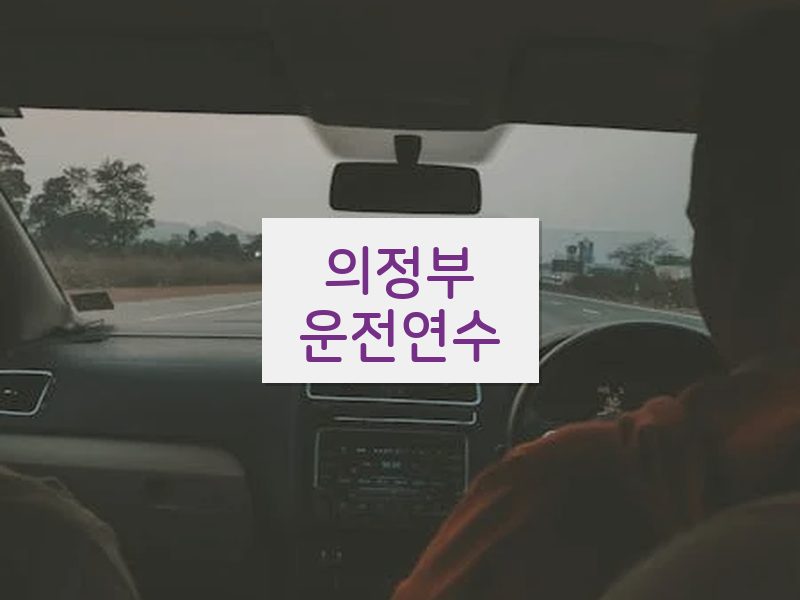 의정부운전연수 후기