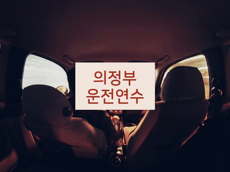 의정부운전연수 후기