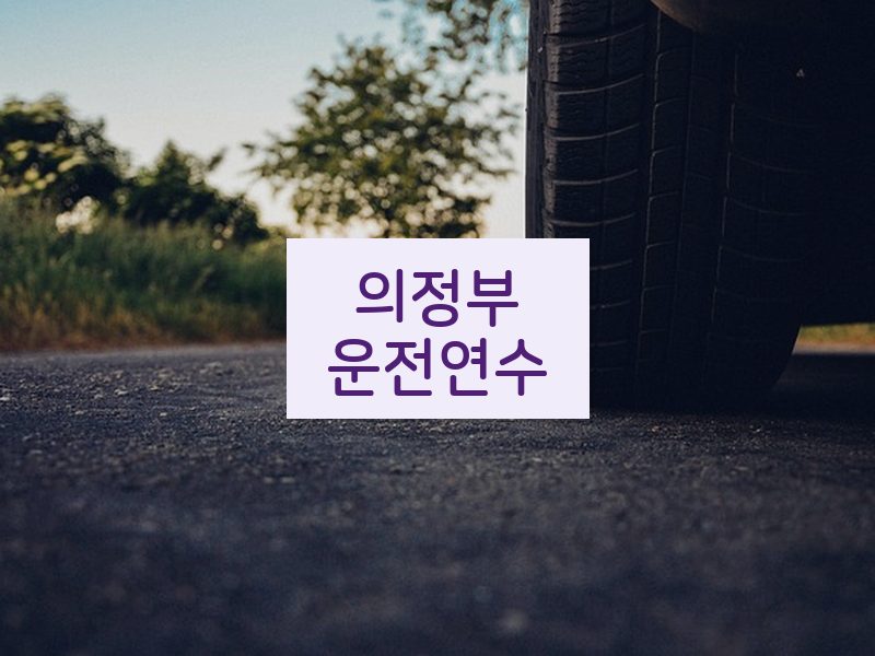 의정부운전연수 후기