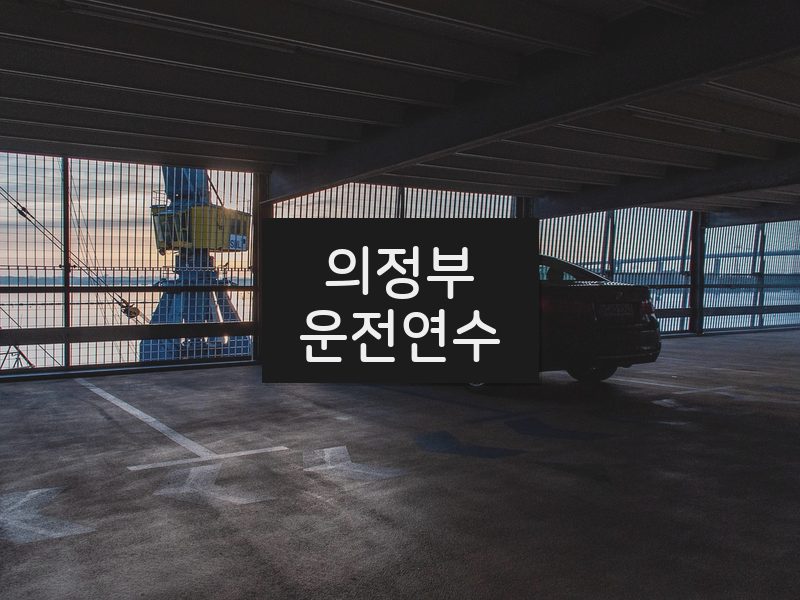 의정부운전연수 후기