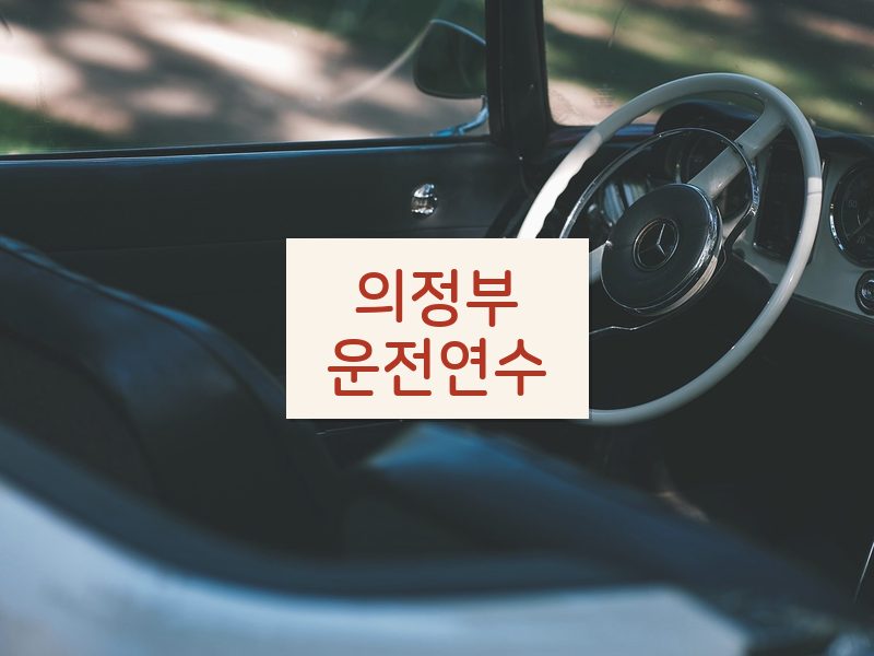 의정부운전연수 후기