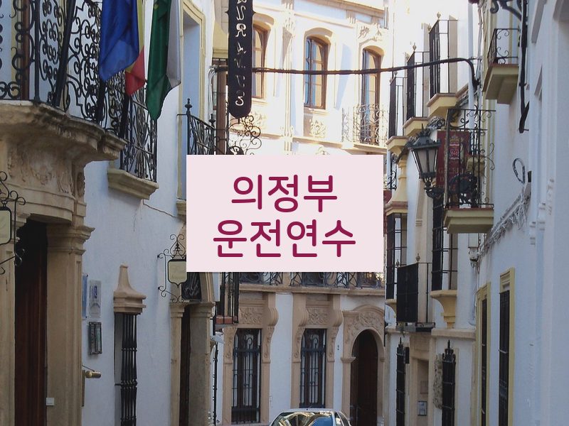 의정부운전연수 후기