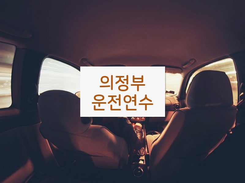 의정부운전연수 후기